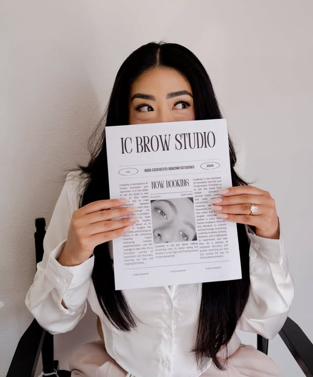 Isis Coheto, founder of IC Brow Studio